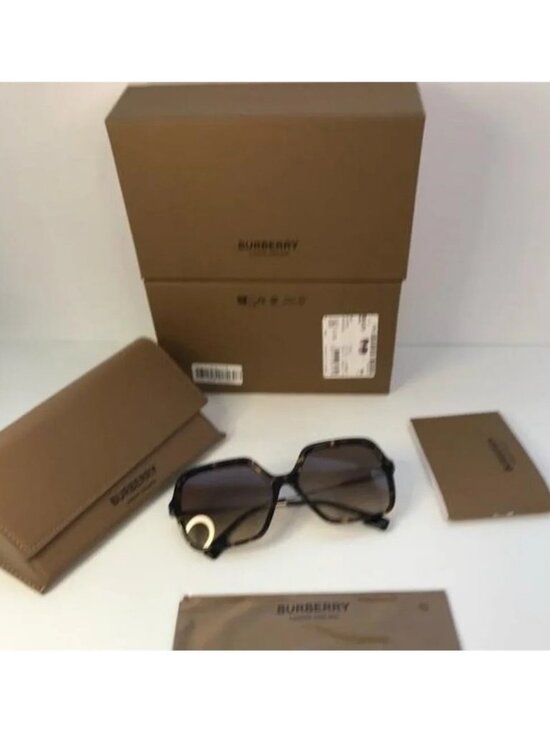 ? - New Authentic Burberry Brown Gradient Square Ladies Sunglasses BE4324 main image 7